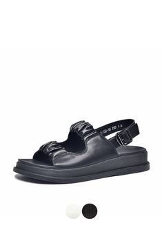 The Delia women's sandal is designed for everyday comfort and style. Constructed from a breathable synthetic upper and polyurethane lining, it features a 1.5" heel and 0/1.18" platform height, while an ankle strap and buckle closure ensure a secure fit. The rubber outsole provides reliable traction and durability.