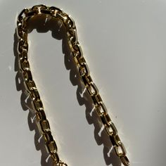 Substantial yet wearable. A perfect stack addition. Solid 14k gold 7.5" length 4.6 mm width Made in Italy Cable chain style Lightweight Design Montana Sapphire, August Birth Stone, Custom Bracelets, Gold Filled Jewelry, Earring Backs, Gold Plated Jewelry, Jewelry Plate, Cable Chain, Chain Styles