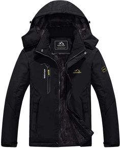 Shop Men's Winter Coats Waterproof Ski Snow Jacket Warm Fleece Jacket Parka Raincoats With Multi-Pockets at Cycorld. Find the best sports & outdoor clothing here! Men's Closet, Waterproof Winter Coat, Water Repellent Jacket, Winter Outdoor Activities, Men Closet, Waterproof Coat, Mens Winter Coat, Jacket Parka, Outdoor Clothing