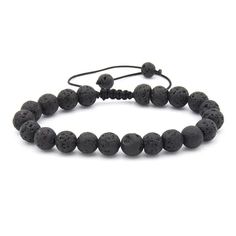 Lava Stone is a natural stone that has cooled down lava, which formed into the shape of rocks. Lava stone has small holes, which give it its porous look which is perfect for adding a few drops of essential oils to! Our beautiful bracelets are adjustable to fit any size wrist. Simply pull the cords to loosen or tighten. Each stone is .31"(8mm). These bracelets can be worn alone or stacked with our other bracelets. Add a couple of drops of essential oils to the lava beads for some aromatherapy thr Casual Lava Stone Bracelet With Natural Stones, Casual Lava Stone Beaded Bracelets For Everyday, Casual Everyday Lava Stone Beaded Bracelets, Adjustable Lava Stone Beaded Bracelets, Hand-strung Lava Stone Bracelets, Adjustable Lava Stone Stretch Bracelet For Meditation, Adjustable Lava Stone Bracelet For Meditation, Casual Hand-strung Lava Stone Beaded Bracelets, Casual Adjustable Lava Stone Beaded Bracelets