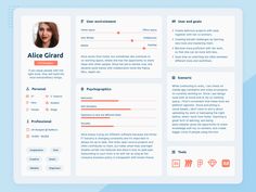 a clean and modern resume template with an orange accent on the front page, blue background