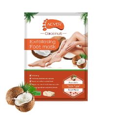 Aliver Coconut Foot Peel Mask Foot Peel Mask, Skin Layers, Foot Mask, Foot Soak, Cracked Heels, Layers Of Skin, Improve Skin, Baby Soft