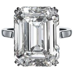 an emerald - cut diamond ring, by van cleef in the early 20th century