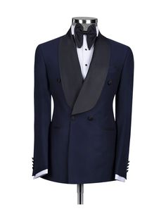 Tailored Tuxedo With Suit Collar And Buttons, Tailored Tuxedo With Lapel Collar And Buttons, Tailored Tuxedo With Lapel Collar, Fitted Tuxedo Blazer With Buttons, Tuxedo Suits With Hidden Button Closure, Tuxedo Outerwear With Lapel Collar, Tuxedo Style Outerwear With Lapel Collar, Tuxedo Suits With Buttons, Double Breasted Tuxedo Suit With Long Sleeves