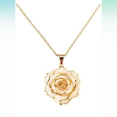 Available In Multiple Colors. Comment Below Desired Color At Time Of Purchase! 100% Real Rose & 24k Gold Dipped Necklace:The Real Rose Is Hand Picked And Fresh,Each Rose Is Carefully Picked From The Rosary And Immersed In Resin, The Real Rose Is Then Dipped In 24k Gold And Preserved Forever. The Rose Is Hypoallergenic, Lead Free And Nickel Free, Its Suitable For Sensitive Skin, And Has Easy To Use,Adjustable Chain Fasteners. Suitable For Every Neck And Everyone. A One Of A Kind Speacial Rose Whi Gold Necklace Real, Elegant Gold Necklaces With Rose Details, Elegant Gold Necklaces With Roses, Gold Elegant Necklace With Rose Design, Elegant Gold Necklace With Rose Design, Jewellery Organization, Rose Locket, Gold Dipped Rose, Rose Pendant Necklace