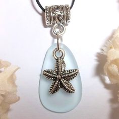 You Are Going To Love Wearing This Cute Little Star Fish Necklace. Brand New And Handmade By Me - Wvluckygirl. Done With A Frosty Turquoise Blue Resin Teardrop That Was Made To "Look Like" Beach Glass. It Has An Antiqued Rustic Silver Toned Starfish Dangling On Top. Pendant And Bail Measure Almost 1 1/2 Inches Tall And 5/8 Inch Wide. It Comes With A 36 Inch Black Nylon Rope Cord String. It Is Adjustable In That You Can Tie It To Any Length You Want To Wear It. You Could Loop It Twice Around Your Beachy Silver Jewelry For Beach Season, Silver Beachy Jewelry For Beach Season, Silver Jewelry With Starfish Charm For Summer, Blue Star Jewelry For Vacation, Blue Star Shaped Jewelry For Vacation, Silver Starfish Jewelry For Beach, Silver Starfish Jewelry For Vacation, Silver Jewelry With Starfish Charm For The Beach, Blue Jewelry With Starfish Charm For Beach Season