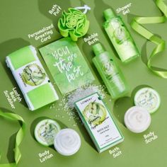 9PC BEAUTY & PERSONAL CARE - Each Bath Gift Set contains premium Bath and Shower Essentials: Shower Gel, Bubble Bath, Body Scrub, Body Lotion, Bath Salts, Shower Puff, Loofah Back Scrubber, Personalized Greeting Card Saying: You Are The Best, wrapped in a Handmade Apple Themed Basket. It also has a ribbon and gift note card for you to personalize it. AROMATHERAPY GIFT SET - Crafted with moisturizing Shea Butter and nourishing Vitamin E, the Green Apple Paradise Spa Kit helps you unwind and relax Green Apple Paradise, Appreciation Basket, Aromatherapy Gift Set, Shower Essentials, Shower Puff, Teachers Appreciation, Apple Baskets, Apple Gifts, Salt Body Scrub