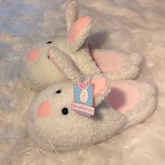 Just In Time For Easter Adorable Bunny Slippers Nwt Plush Pink, Complete With A Cottontail And Whiskers Pink Bunny Slippers, Fluffy Bunny Slippers, Bunny Slippers, Adorable Bunny, Cute Lazy Day Outfits, Lazy Day Outfits, Business Venture, Cute Bunny, Just In Time