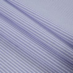 Lilac Candy Striped Seersucker - Seersucker - Cotton - Fashion Fabrics