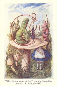 an illustration from the book, where do you want to find the caterpillar?