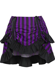 Elastic Waistband Adjustable length using drawstring underneath the skirt Perfect for Pirate, Steampunk, Cosplay and Showgirl styles Regular fits 25" - 30" waist; Curvy fits 32" - 36" waist; Queen fits 38" - 44" waist Gothic Black Skirt For Larp, Black Mini Skirt For Cosplay, Black Ruffled Bottoms For Cosplay, Black Ruffled Skirt For Cosplay, Fitted Fairy Grunge Skirt, Black Emo Mini Skirt For Cosplay, Emo Black Mini Skirt For Cosplay, Black Tiered Skirt For Cosplay, Fairy Grunge Fitted Skirt