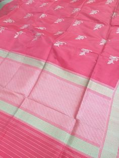 Dupatta length: 2.50 mtr. Dupatta width: 0.90 mtr. Warp : Pure Silk Weft. : Pure Silk  Zari.   : Gold Colour Dry clean This dupatta is made of finely woven fabric and is decorated with intricate design and engravings Banarasi dupattas are characterised by brocade borders & pallus. They often have woven butas or jall on the body. This Dupatta can be dye any colour which your choice? Eid Paithani Silk Dupatta With Cutdana, Pink Handloom Art Silk Dupatta, Tissue Silk Dupatta With Motifs For Diwali, Diwali Tissue Silk Dupatta With Motifs, Pink Katan Silk Unstitched Suit For Wedding, Paithani Silk Dupatta For Traditional Ceremonies And Eid, Anarkali Paithani Silk Dupatta, Paithani Silk Dupatta For Eid And Traditional Ceremonies, Anarkali Style Paithani Silk Dupatta