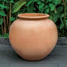 De Vesian Jar in Terra Cotta Ceramic Pots & Planters, Teracotta Pots, Texture Reference, Clay Decor, Sacred Garden, Rectangle Planters, Terra Cotta Pot, Garden Urns, Square Planters