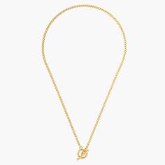 Available in 14k gold plated, rhodium plated or 14k rose gold plated brass Chain width: 3mm 18" curb chain Simulated 3mm pearl Toggle closure Made in the USA SKU: BYN1198 Chic Toggle Necklace As A Gift, Chic Toggle Link Necklace As A Gift, Chic Metal Toggle Necklace For Gifts, Chic Everyday Link Toggle Necklace, Chic Everyday Toggle Link Necklace, Elegant Metal Chain Necklace With Toggle Clasp, Everyday Chain Necklace With Spring Ring Clasp, Classic Chain Link Necklace With Toggle Clasp, Classic Toggle Necklace For Everyday