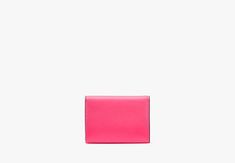 That's our name wear it out! Adorned with our bold leather label this trifold wallet stashes your essentials in style. | Kate Spade Label Card Case Trifold Wallet, Rosehip Leather Label, Kate Spade Wallet, Trifold Wallet, Wear It, Card Case, In Style, Kate Spade, Wallet, Leather