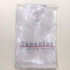 Superior White Uniform Work Shirt Size S 3 Pack Button Down Unisex Shirt Collared Uniform Work Shirt 3 Shirts - One Is Out Of Its Original Packaging All Are New And Never Worn. White Short Sleeve Dress Shirt With Button Closure, Business Shirt With Buttons And Short Sleeves, Short Sleeve Business Shirt With Buttons, Business Shirt With Short Sleeves, Business Short Sleeve Shirt With Buttons, White Button-up Short Sleeve Work Shirt, White Short Sleeve Button-up Shirt For Work, White Short Sleeve School Uniform Top, White Collared Short Sleeve Shirt For Work