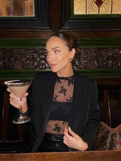 Nye Date Night Outfit, Black Shirt Going Out Outfit, Boho Nye Outfit, One Sleeve Top Outfit Night, Sheer Lace Long Sleeve Top Outfit, Lace Top Going Out Outfit, Lace Longsleeves Outfit, Chic Night Out Outfit Winter, Black Outfit For Birthday Party