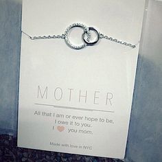 Mother Daughter Gift Mother Daughter Bracelet Mom Gift Rose | Etsy Silver Jewelry With Message Card For Birthday, Meaningful Bracelets For Birthday And Mother's Day, Meaningful Bracelets As Mother's Day Gift, Mother's Day Jewelry Gift With Message Card, Mother's Day Jewelry With Gift Packaging, Elegant Father's Day Gift Bracelets, Silver Jewelry Gift For Mother's Day, Silver Jewelry Gift Wrapped For Mother's Day, Silver Bracelets For Father's Day Gift