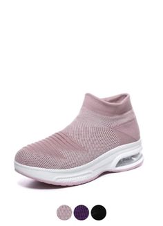 Gitana Sneakers – Ultra Seller Shoes Casual Pink High-top Slip-on Sneakers, Sporty Pink Slip-on Sneakers For Spring, Breathable Slip-on Walking Shoes For Light Exercise, Sporty Summer Slip-ons With Arch Support, Slip-on Walking Shoes For Light Exercise, Pink High-top Slip-on Sporty Sneakers, Sporty Pink High-top Slip-on Sneakers, Casual Slip-on Sneakers With Air Cushioning For Sports, Sporty Pink Breathable Slip-on Sneakers