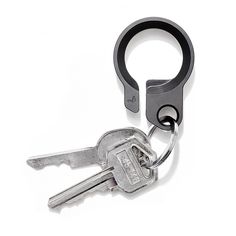 a pair of keys are shown on a white background