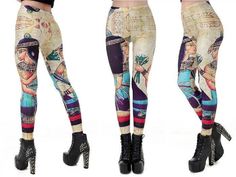 womens leggings | Cleopatra Leggings – DScouts.com Wedged Sandals, Be Queen