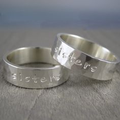 Inspirational Hand Stamped Silver Rings, Inspirational Personalized Sterling Silver Rings, Meaningful Personalized Sterling Silver Rings, Personalized Meaningful Sterling Silver Rings, Inspirational Silver Promise Ring, Promise Stackable Rings In Sterling Silver Hand Stamped, Promise Stackable Rings Hand Stamped In Sterling Silver, Promise Sterling Silver Hand Stamped Stackable Rings, Promise Stackable Hand Stamped Sterling Silver Rings