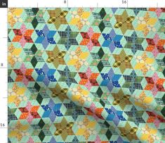 an image of a colorful quilt pattern