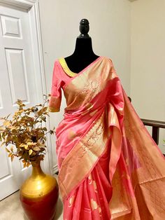 Beautiful Soft Banarasi kora organza saree  with beautiful color soft and easy to drape   paired up with ready to wear pretty designer blouse fits to 32 to 46 size saree is done with fall and pico ready to wear ! ideal for parties and occasions chek the video and chek the pictures for blouse design Kora Organza Sarees, Blouse Fits, Designer Blouse, Organza Saree, Blouse Design, Blouse Designs, Beautiful Colors, Ready To Wear, Art Collection