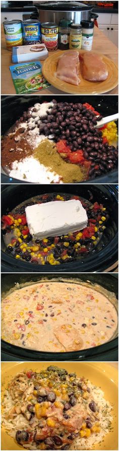 the process of making an enchilada casserole