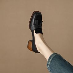 CHIKO Jalysa Square Toe Block Heels Loafers Shoes Block Heel Loafers, Heeled Loafers, Pump Shoes, Loafer Shoes, Block Heels, Heel Height, Shoes Heels, Loafers, Pumps