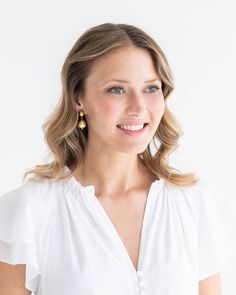 It can't get more classic. The two sizes of Margaret bead make up these dainty earring options. Elegant Everyday Adjustable Linear Earrings, Adjustable Elegant Linear Earrings For Everyday, Elegant Summer Beaded Drop Earrings, Minimalist Hypoallergenic Pearl Earrings, White Feminine Everyday Earrings, Elegant Dangle Beaded Earrings For Summer, Feminine White Everyday Earrings, Adjustable Linear Elegant Earrings, Elegant Summer Dangle Hoop Earrings