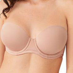 With Foam Cups That Flatter Your Figure And Detachable Straps That Convert To Traditional, Halter, Crisscross, And One-Shoulder Styles, This Is A Bra You Can Wear With Anything And Always Know You Look Your Best. Seamless Strapless Underwire Bra Full Coverage Stretch Foam Cups Covered With Smooth Fabric Medical Grade Silicone Strip Along The Top And Bottom Edge Of Band And The Top Of The Cups Helps Hold Bra In Place Hidden Stays In Sides And Back Add Support And Minimize Bulge Cushioned Bottom B Convertible Bra, Medical Grade Silicone, Foam Cups, Plunge Bra, Bra And Panty Sets, Pink Bra, Look Your Best, Strapless Bra, Bra Styles