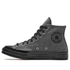 Converse Renew 1970s High Top Casual Canvas Shoes Unisex 167106C (SNKR/Unisex) Vintage Converse Sneakers With Rubber Toe Cap, Vintage Converse Sneakers With Rubber Heel Cap, Vintage Converse Sneakers With Rubber Sole, Vintage Gray Sneakers With Round Toe, Retro Gray Sneakers With Round Toe, Vintage Black Sneakers With Speckled Midsole, Vintage Converse Mid-top High-top Sneakers, Vintage Converse High-top Sneakers, Retro High-top Sneakers With Rubber Heel Cap