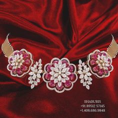 Bridal Indian Jewelry, Ruby Choker, Choker Diamond, Silver Market, Bridal Indian, Nice Jewelry, Necklace Indian, Indian Necklace, Jewelry Catalog