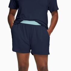 Boxers With Pockets | House Shorts | Jambys | Navy/Mint Lounge Shorts, Other People, Gq, French Terry, Pajamas, Mint, Navy, How To Wear