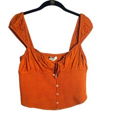 Urban Outfitters Corset Style Top Size New! Szl Color Is Burnt Orange Questions? Leave A Comment Below! Approximate Layflat Measurements: Under Arm To Under Arm: 16 Shoulder To Hem:19 Bin 6.22 Casual Orange V-neck Crop Top, Urban Outfitters Cotton Tops For Vacation, Chic Urban Outfitters Cotton Tops, Orange Crop Top For Day Out, Orange Cotton Crop Top For Summer, Urban Outfitters Cotton V-neck Tank Top, Urban Outfitters Sleeveless Cotton Top, Urban Outfitters Cotton Tank Top For Summer, Urban Outfitters Cotton Tank Top For Vacation