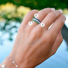 Rosecliff Emerald Stackable Ring in 14k Gold (May) Mother's Ring 2 Stones, Luxury Green Stackable Rings For Formal Occasions, Birth Stone Rings For Mom, Birthstone Ring Stack, Push Present Ring, Stackable Birthstone Rings Mothers, Mothers Ring Stackable, Year Ring, Eternity Rings Stackable