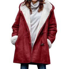 Season:Winter,Fall; Fabric:Polyester; Sleeve Length:Long Sleeve; Look After Me:Machine wash; Gender:Women's; Style:Casual; Elasticity:Micro-elastic; Occasion:Daily Wear,Vacation,Street,Going out; Outerwear Length:Regular; Placket:Single Breasted; Fit Type:Regular Fit; Function:Warm,Breathable; Pattern:Plain; Design:Pocket,Fleece Lined; Neckline:Hoodie; Outerwear Type:Teddy Coat,Fleece Jacket,Hoodie Jacket; Front page:FF; Listing Date:10/11/2024; Production mode:External procurement; Print Type:n Winter Wear Hooded Jacket, Winter Hoodie For Cold Weather, Cozy Hooded Jacket For Winter Cold Weather, Winter Hooded Jacket With Fleece Lining, Winter Hooded Jacket With Drawstring Hood For Cold Weather, Warm Cozy Hooded Jacket For Winter, Cozy Warm Hooded Winter Jacket, Cozy Warm Hooded Jacket For Winter, Warm Hooded Jacket For Winter