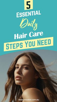 Explore 5 essential daily hair care steps you need! 🌿 Keep your hair strong and shiny with these easy, must-try routines. 💆‍♀️✨ Click to start your healthy hair journey! #DailyHairCare #HairGoals [Daily Hair Care Routine in 2024] Hair Care Steps, Teen Party Outfits, Faster Hair Growth, Hair Care Growth, Hair Mistakes, Healthy Hair Journey, Talcum Powder, Fast Hairstyles, Growth Tips