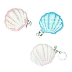 Looking for the perfect gift for all your Little Mermaids? Try one of our Sea Shell Coin Purses! Sold Indv Mermaid Products, Shell Coin Purse, Charlotte Core, Unrealistic Wishlist, Mermaid Ideas, Mermaid Purse, Content Creating, Mermaid Core, Beach Items