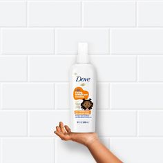 Kids' textured hair deserves expert care, that's why Dove Kids Hair Care two-in-one Detangler & Refresher Spray, featuring Zuri from the award-winning animated film Hair Love, is specially designed for children to enhance the natural beauty of curls, coils and waves. Our detangler spray for kids, infused with shea butter and coconut oil, makes hair more manageable, leaving it extra soft and nourished. Bringing out the best in your kid's hair texture has never been easier. This detangler for curl Suave Kids Detangler, Detangler Spray, Coconut Cookies, Kids Discover, Hair Texture, Creative Hairstyles, Kids Hair, Natural Curls, How To Make Hair