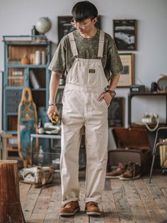 Overalls are synonymous with workwear.These ones are cut from cotton in a classic brown hue, then detailed with all those workshop-ready features like an array of pockets, a hammer loop and adjustable straps at the front. 100% Cotton Adjustable Shoulder Straps Chest Pocket 2 Side Pockets 3 Back Pockets Style Number: SIZING & FIT Please carefully read the size info before purchase! Different products have different size info.Please use this info as a general guide as measurements are approximate. Utility Cotton Overalls With Pockets, Utility Overalls With Belt Loops For Workwear, Utility Overalls With Adjustable Straps For Workwear, Utility Cotton Overalls For Outdoor, Utility Cotton Overalls With Patch Pockets, Brown Cotton Overalls With Pockets, Brown Cotton Overalls, Outdoor Bib Front Overalls With Pockets, Utility Overalls With Suspenders For Workwear