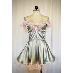 Kathryn Dress. Silk satin with lace and ribbon detailing. She can be made in most colors and sizes x Short Silky Dress, Silk And Lace, Satin And Lace Dress, Silk Fashion, Lacemade Dress, Coquette Dress, Satin Dress, Corset Dress Short, Silk Dresses Outfit