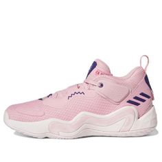 Adidas D.O.N. Issue 3 'Light Pink' GW3643 (SNKR/Basketball/Wear-resistant) 3 Shoes, Volleyball Shoes, Volleyball, Light Pink, Basketball, Adidas, Sneakers, Pink, How To Wear