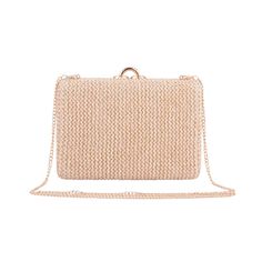 Dive into summer elegance with our Raffia Clutch featuring assorted seashell accents and a stylish chain crossbody strap. This beach-inspired accessory combines the natural charm of raffia with the whimsy of assorted seashells, creating a unique and fashionable statement piece. The chic chain crossbody strap adds a touch of modern flair, making it a versatile companion for both casual outings and special occasions. Embrace the coastal vibes and elevate your style with this one-of-a-kind clutch, Beige Chain Strap Beach Bag, Chic Gold Straw Bag, Rectangular Straw Bag With Chain Strap For Vacation, Elegant Straw Bag For Day Out, Elegant Summer Beach Bags, Summer Beach Straw Bag With Chain Strap, Summer Rectangular Straw Bag With Chain Strap, Summer Straw Bag With Chain Strap, Elegant Rectangular Straw Bag For Day Out