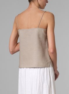 Linen Tiered Strap Top Unlined Summer Tops For Daywear, Unlined Tops For Summer Daywear, Unlined Summer Daywear Tops, Unlined Summer Tops, Chic Unlined Top For Daywear, Spring Daywear Tops, Unlined, Unlined Spring Top For Daywear, Unlined Tops For Spring Daywear, Casual Unlined Tops