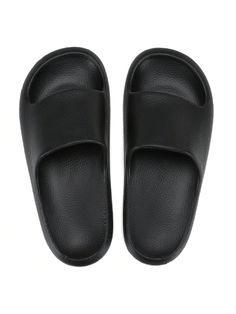 [Comfort & Quiet]Made of comfortable and soft EVA material, wearing these home slippers makes you feel like you are stepping on a cloud, even after getting wet, they are still quiet and odorless.[Ergonomic Design]These sandals can suit wrap your feet and balance the pressure on the soles of your feet, thus relaxing your body and mind.[Non-slip & Quick-dry]The raised pattern non-slip design on the sole and the simple and quick-drying body of the shoe make you comfortable and assured in the shower Black House Slippers, Waterproof Bathroom, Shower Shoes, School List, Bedroom Slippers, Black Slippers, Black Slides, Home Slippers, Swag Shoes