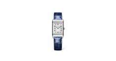 Watch, Reverso Classic Small, JLQ2618540, Stainless Steel, , Rectangular, Hour - Minute Blue Rectangular Timeless Watch, Timeless Blue Rectangular Watch, Blue Rectangular Business Watches, Classic Blue Rectangular Watch Accessories, Blue Timeless Watch With Leather Strap, Elegant Blue Watch With Leather Strap, Elegant Blue Watch Accessories With Diamond Hour Markers, Elegant Blue Watch Accessories With Polished Finish, Elegant Blue Watches For Formal Occasions