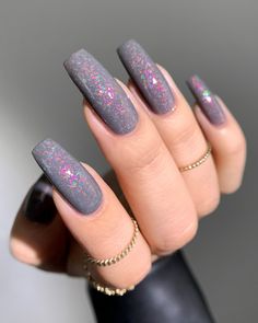 Classy Nails, Dope Nails, Purple Nails, Long Acrylic Nails, How To Do Nails, Stylish Nails