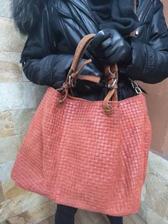 Check out this item in my Etsy shop https://www.etsy.com/listing/925840439/vintage-leather-bag-big-tote-leather-bag Orange Shoulder Bag With Detachable Handle For On-the-go, Orange Bucket Bag With Removable Pouch For Shopping, Orange Bag With Top Carry Handle For On-the-go, Orange Double Handle Shoulder Bag For Errands, Orange Shoulder Bag With Top Carry Handle For Shopping, Orange Shoulder Bag With Top Handle For Shopping, Orange Handheld Shoulder Bag For Travel, Orange Handheld Travel Bag, Orange Satchel Bucket Bag For Daily Use